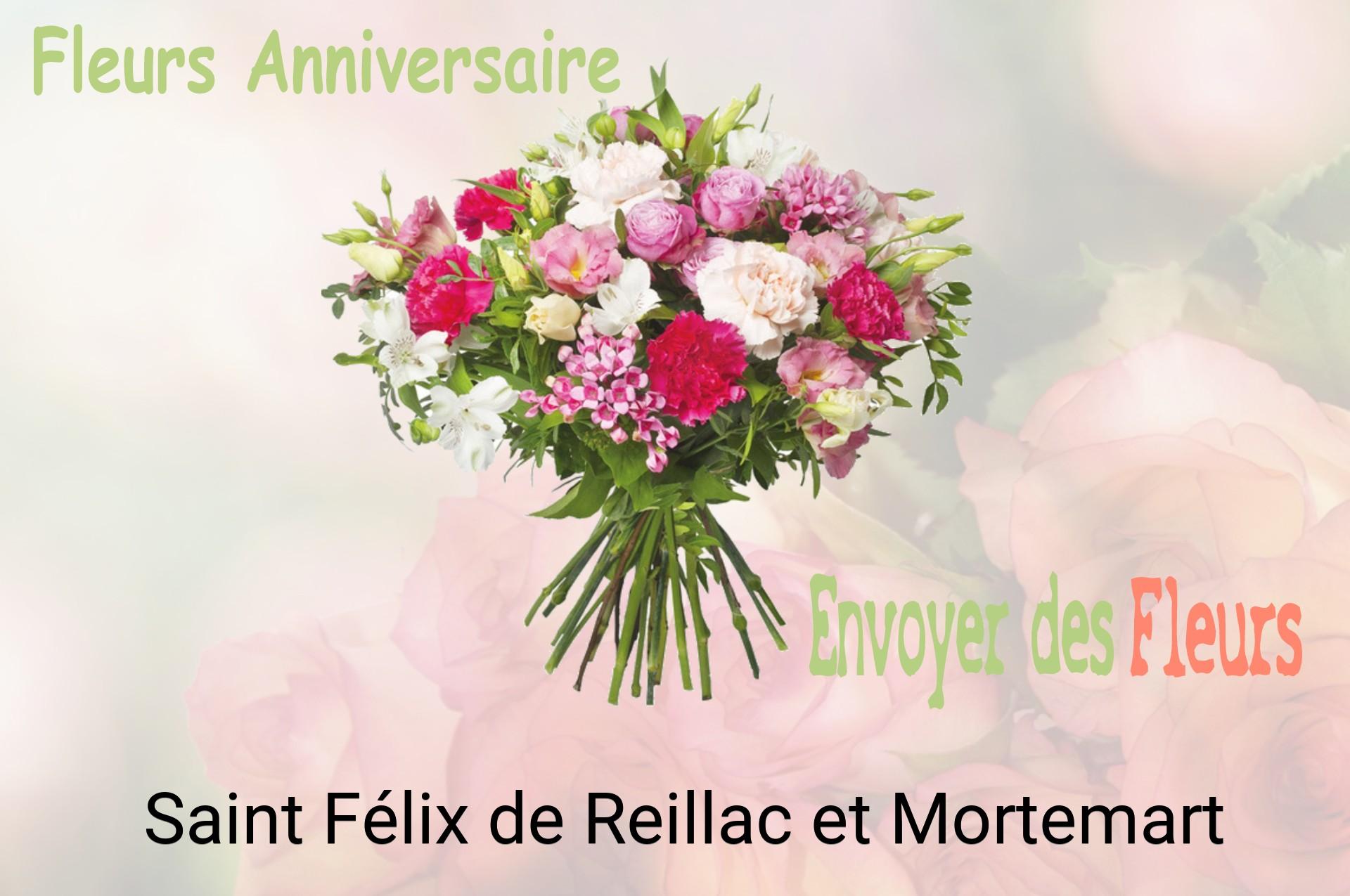 Bouquet de fleurs d’anniversaire livré à Saint-Félix-de-Reillac-et-Mortemart