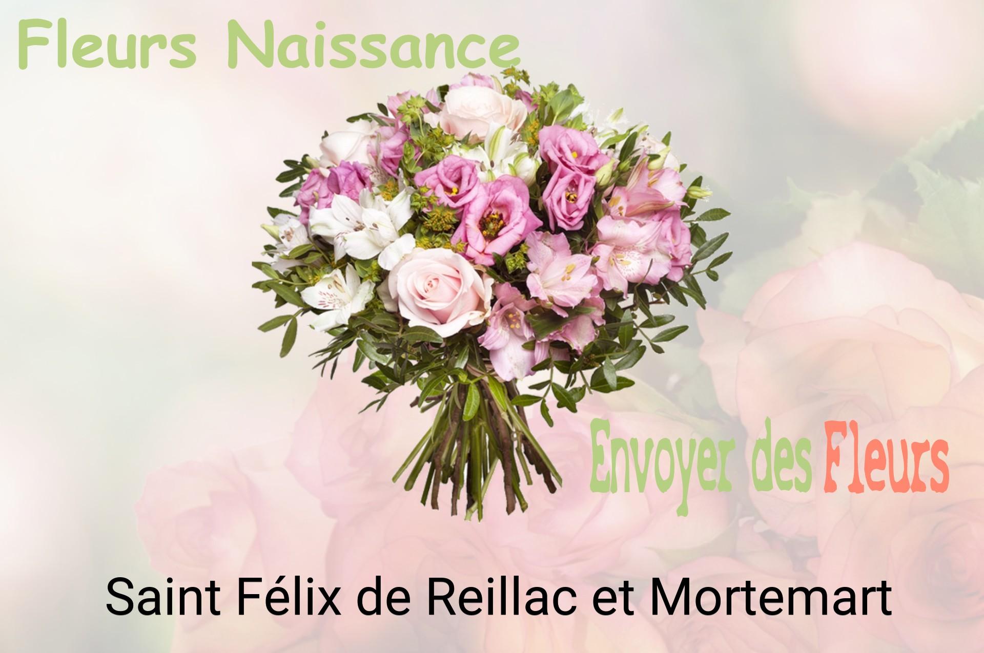 Bouquet de fleurs de naissance livré à Saint-Félix-de-Reillac-et-Mortemart