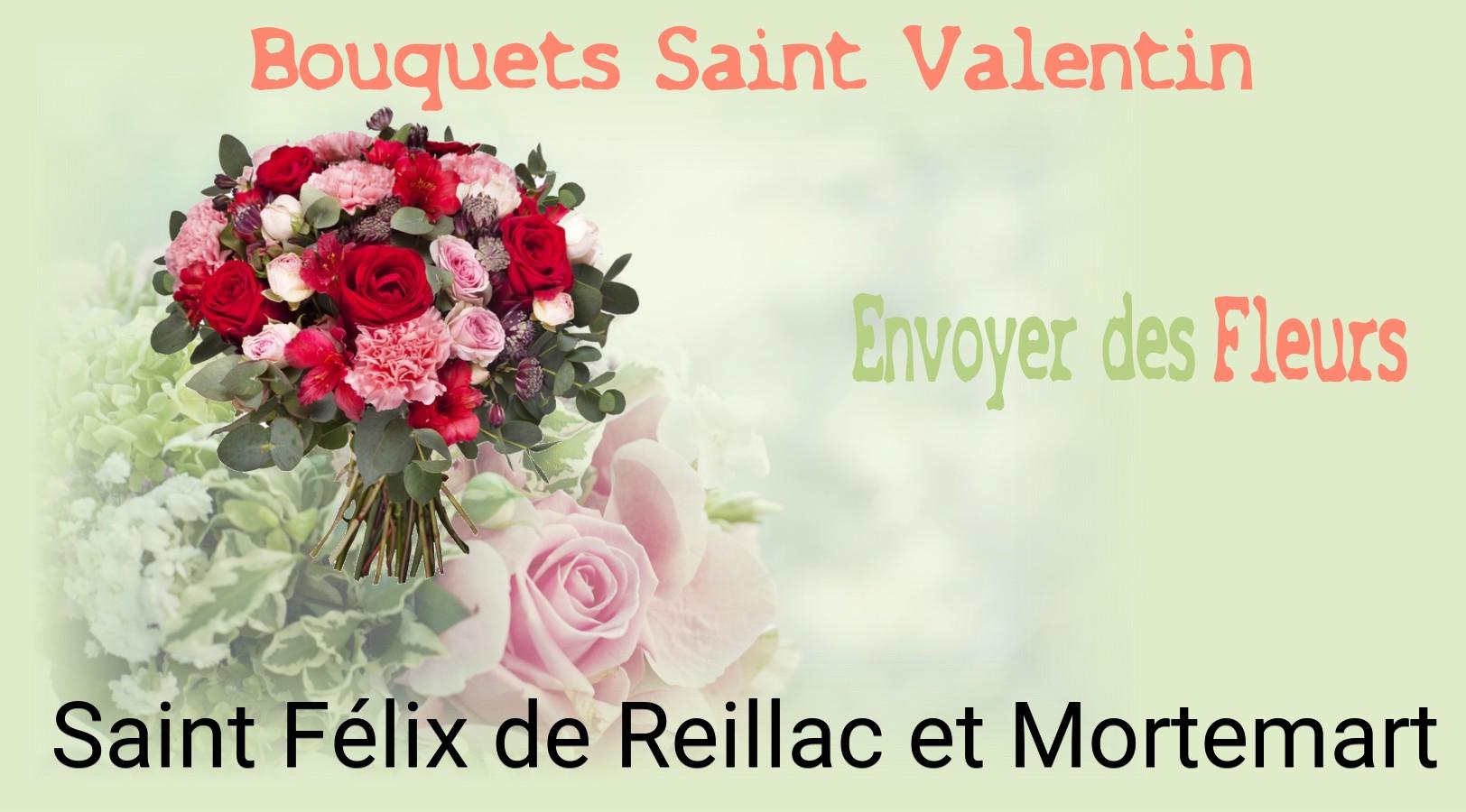 Roses de Saint-Valentin livrées à Saint-Félix-de-Reillac-et-Mortemart